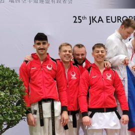 Tillykke til JKA landsholdet med sølv medalje ved JKA European Championships 2023
